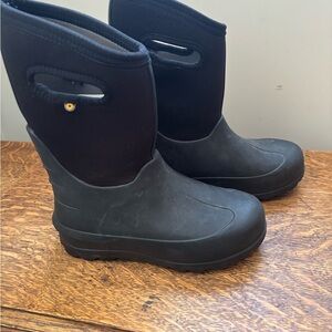 Kids Black Neoprene BOG Rain Boots